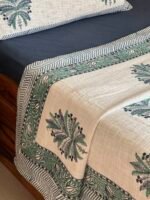Handwoven King Size Bedcover - Image 4