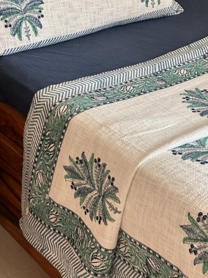 Handwoven King Size Bedcover - Image 4