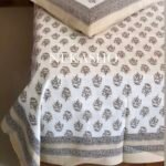 Rang Handblocked Super King Size Bedsheet