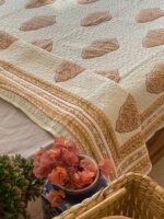 Ratan Handblocked Premium Quilted Bedcover - Image 2