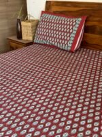 Suhani Red King Size Bedsheet - Image 2