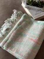 Green Marvel Handblocked Throw - Image 4