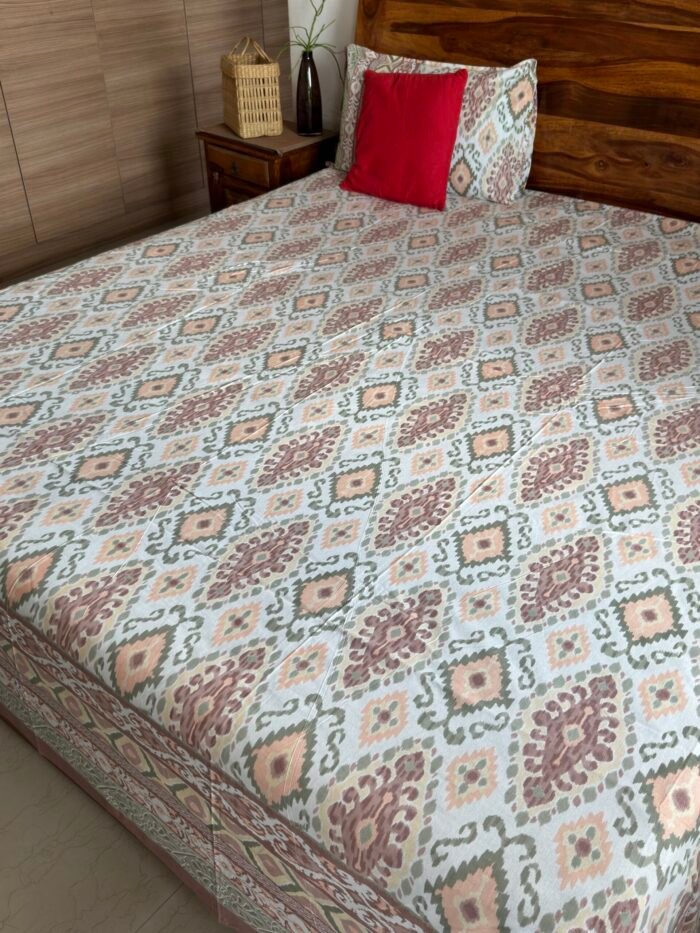 Gulshan Super King Size Bedsheet - Image 2