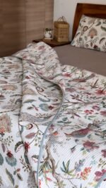 Quilted Reversible Cotton Bedcover