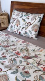 Quilted Reversible Cotton Bedcover - Image 4