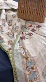 Premium Handblocked King Size Reversible Dohar - Image 2