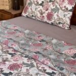 Quilted Reversible Cotton Bedcover