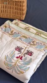 Premium Handblocked King Size Reversible Dohar