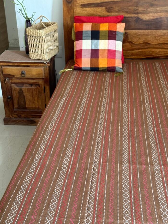 Roshan Handwoven Cotton Bedcover - Image 2