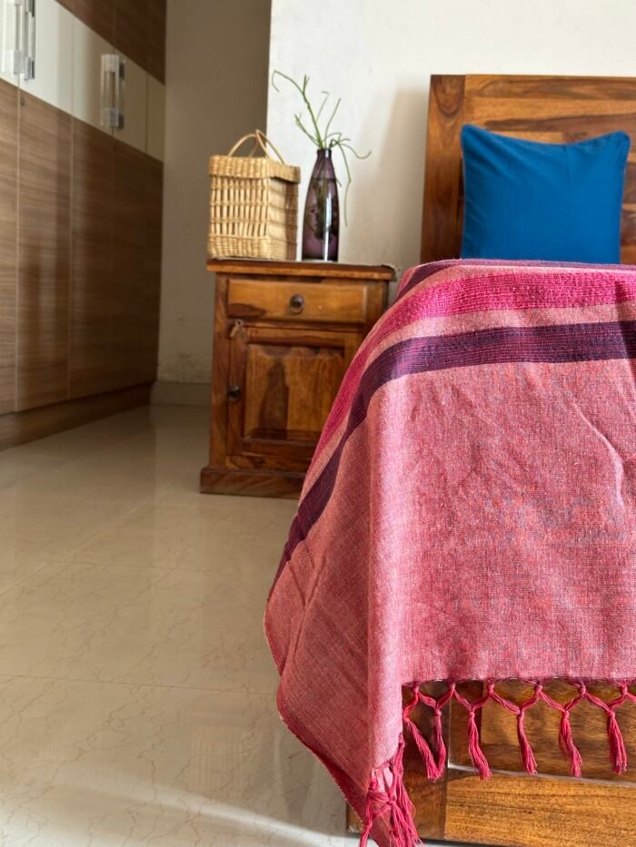 Roshan Handwoven Cotton Bedcover - Image 4