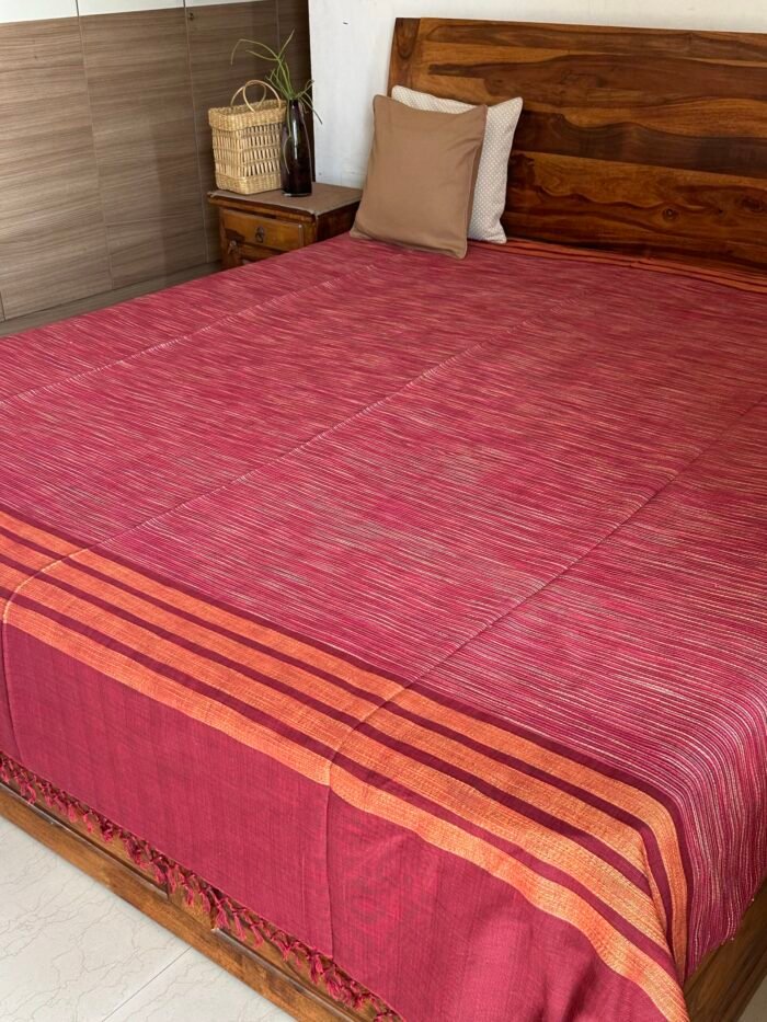 Roshan Handwoven Cotton Bedcover - Image 2
