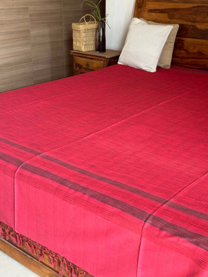 Roshan Handwoven Cotton Bedcover - Image 3