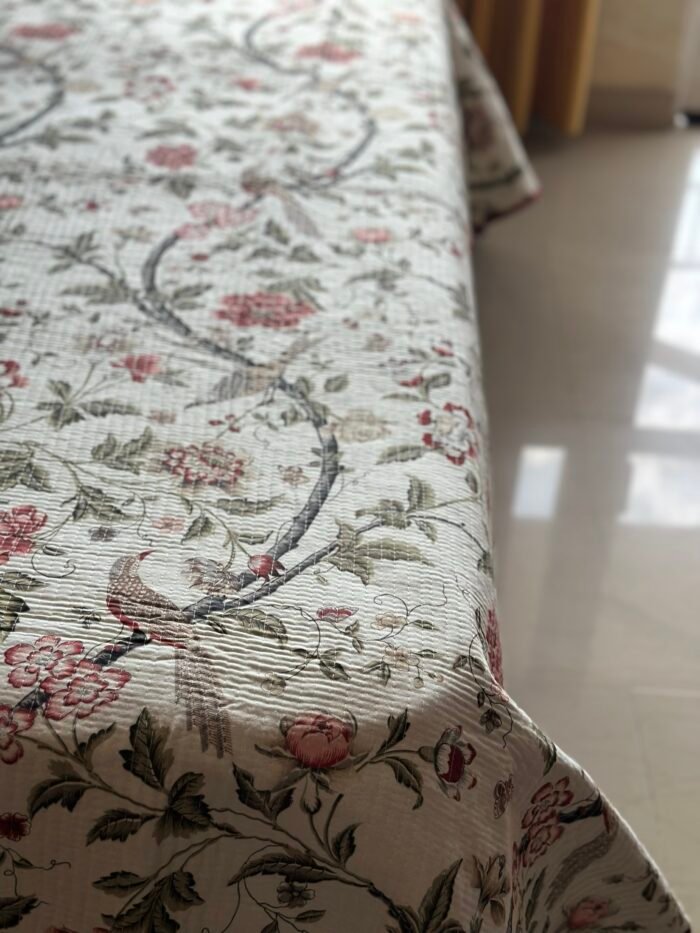 Quilted Reversible Cotton Bedcover - Image 2