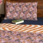 Quilted Reversible Cotton Bedcover