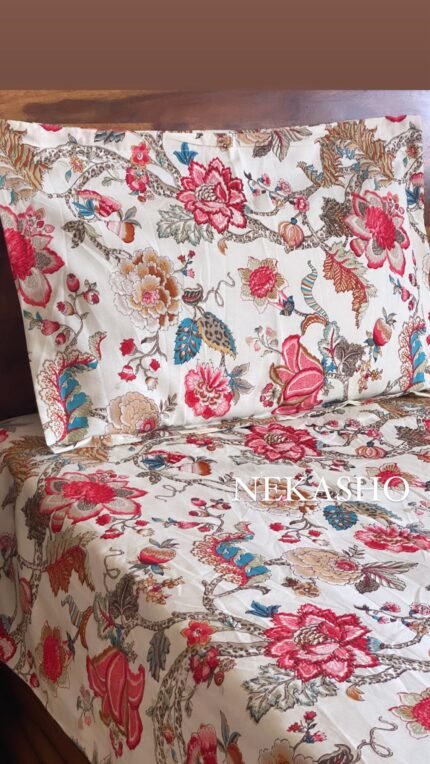 Jumbo Size Floral Bedsheet