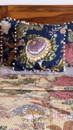 Blue-Beige Charm 5 piece Bedcover - Image 8