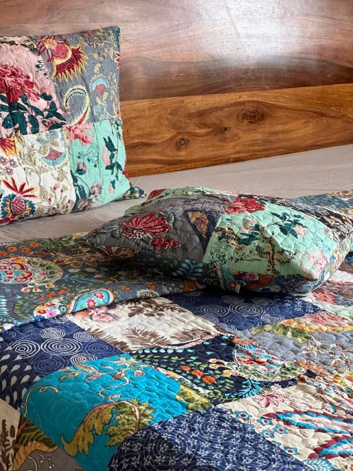 Multi Patch 5 Piece Bedcover - Image 3