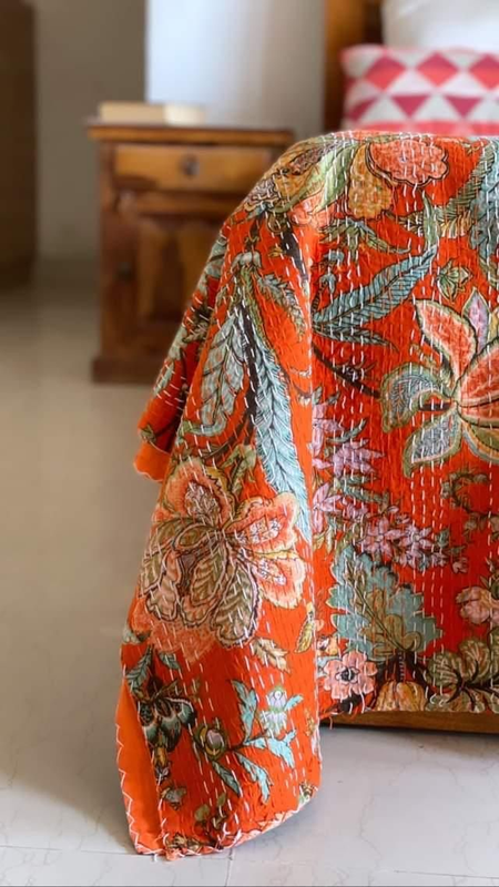 img_0457 Kantha bedcover-Double Bed - Image 1