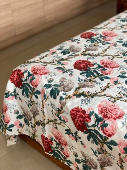 Jumbo Size Floral Bedsheet