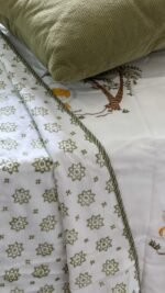 Cute Lion Handblocked Reversible Dohar - Image 2
