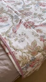 Handblocked Printed Double Bed Mul Dohar