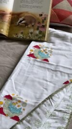 Chanda Mama Handblocked Reversible Dohar - Image 4