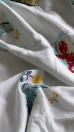Cute Tiger Handblocked Reversible Dohar - Image 6