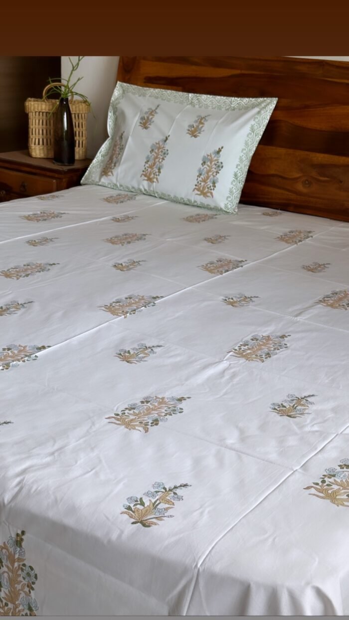 Gulzaar Premium Super King Bedsheet - Image 5