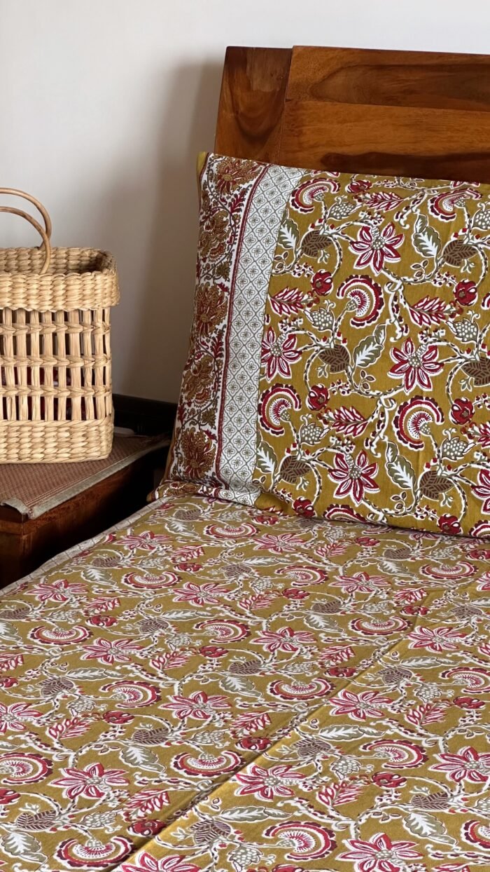 Gulmohar Cotton Bedsheet - Image 4