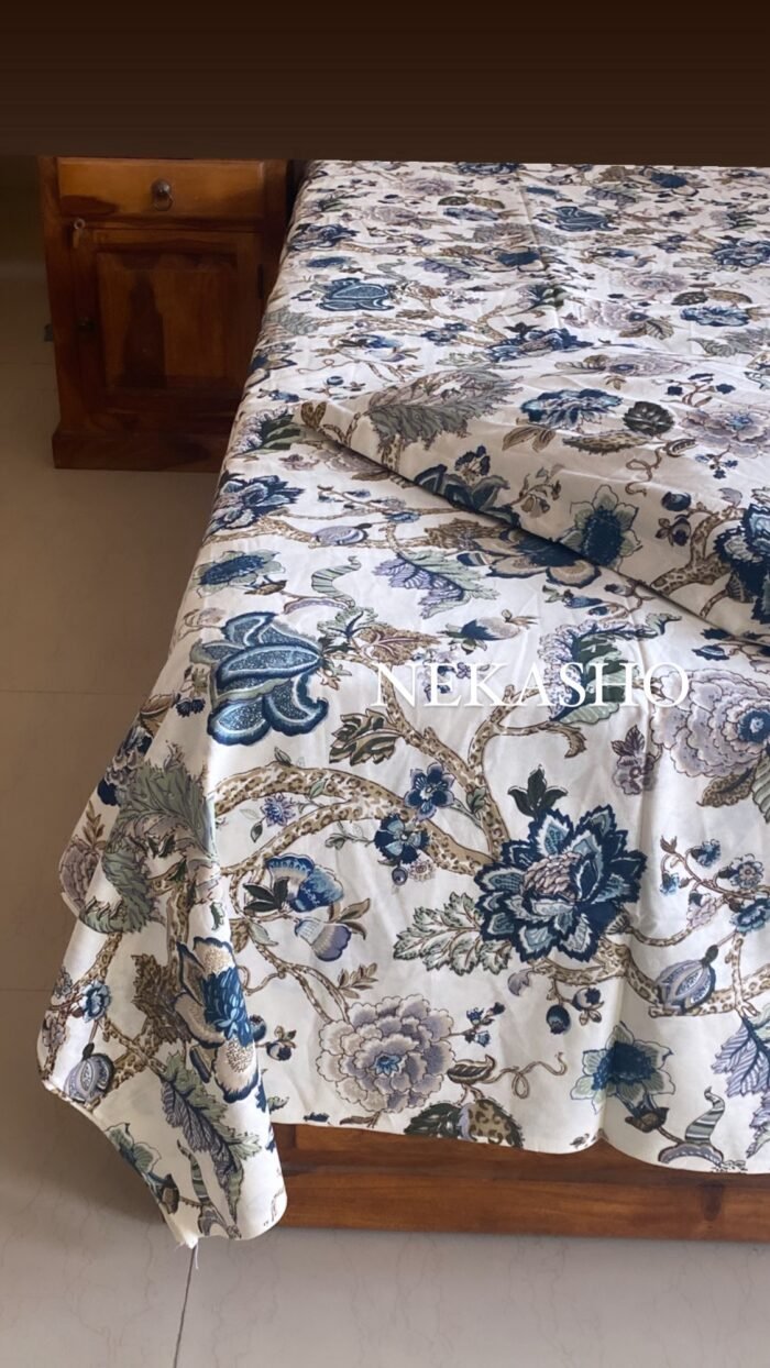 35c89088-fb1e-4029-ae40-05f902c986e0 Sawan King Size Cotton Bedsheet - Image 4
