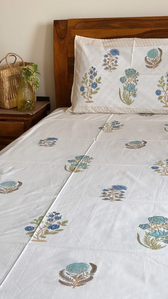 Gulzaar Premium Super King Size Bedsheet - Image 6