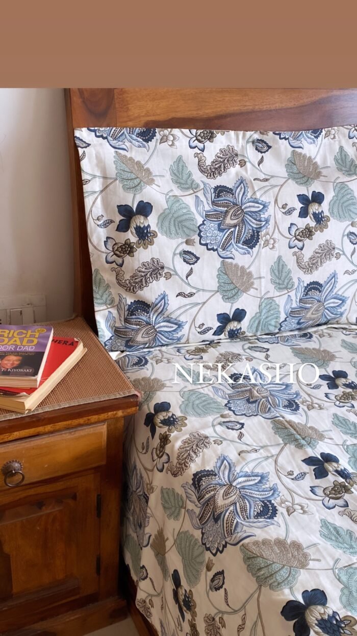 Sawan King Size Cotton Bedsheet - Image 3