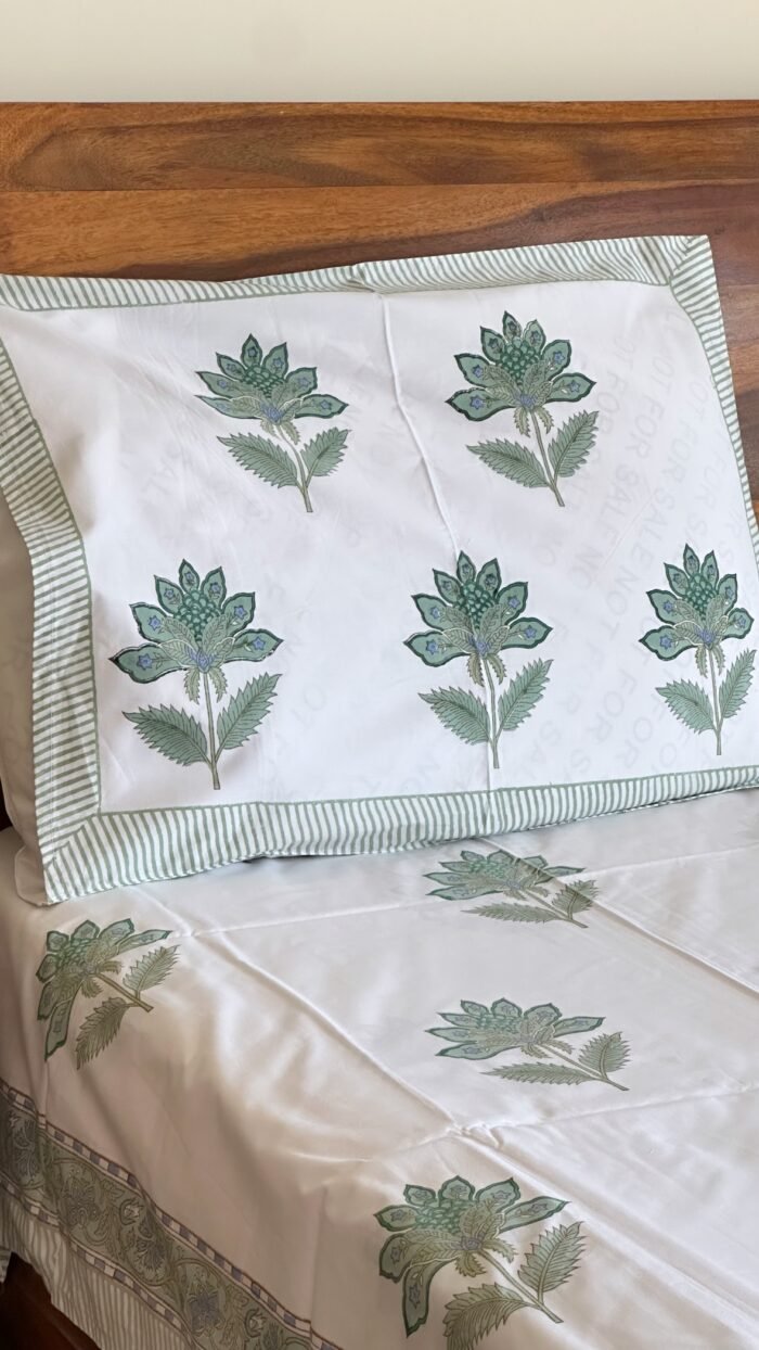 Gulnaar Premium King Size Bedsheet - Image 2