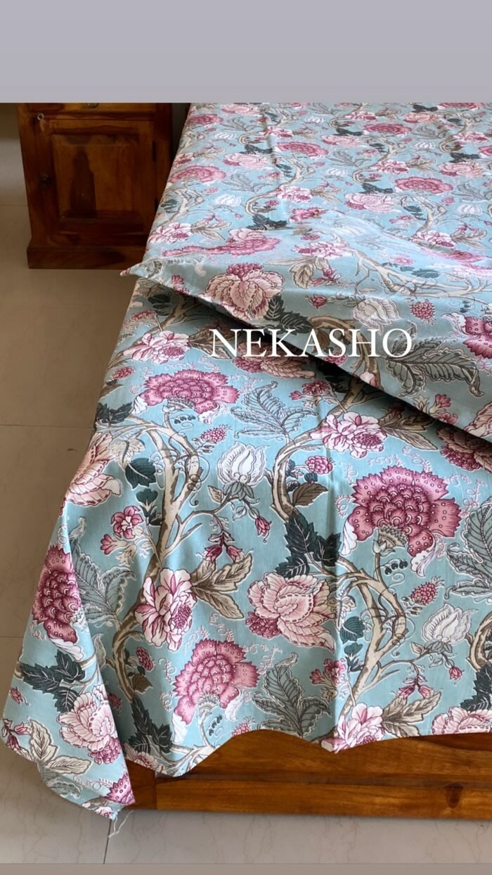 Sawan King Size Cotton Bedsheet - Image 4