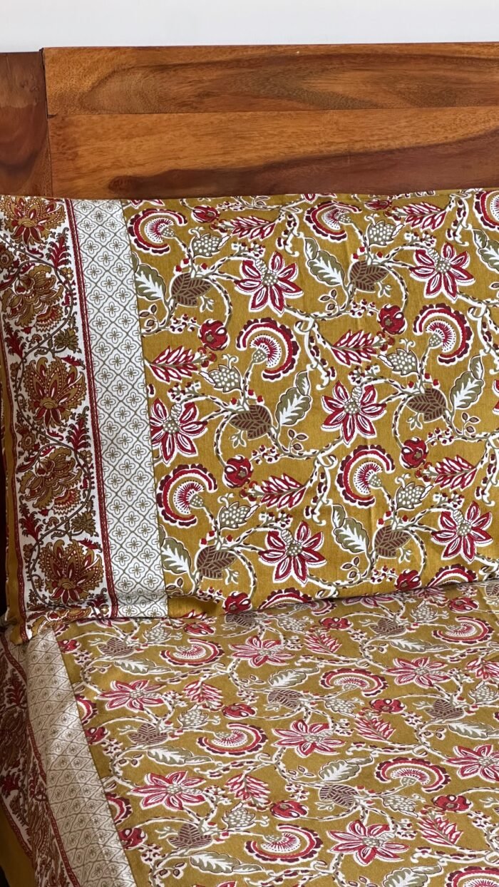Gulmohar Cotton Bedsheet - Image 2