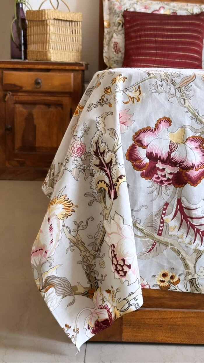 Sawan King Size Cotton Bedsheet - Image 4