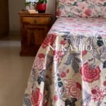 Sawan King Size Cotton Bedsheet