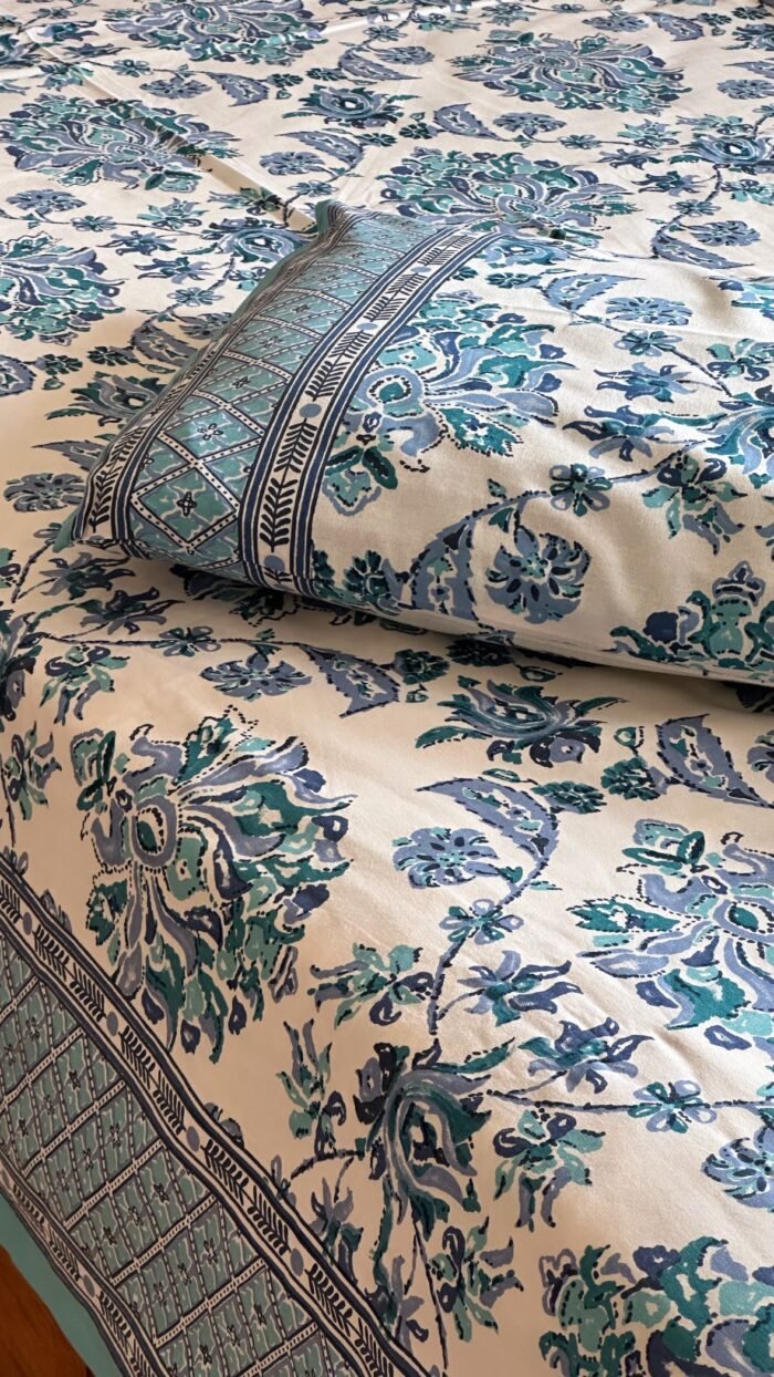 Gulshan Super King Size Bedsheet - Image 3