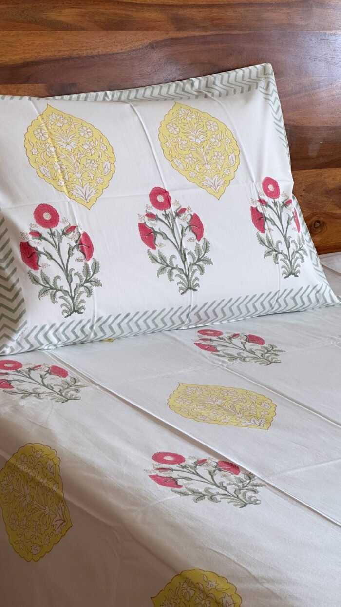 Gulzaar Premium Super King Size Bedsheet - Image 8