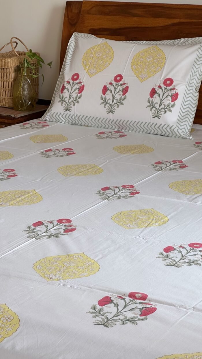 Gulzaar Premium Super King Size Bedsheet - Image 6