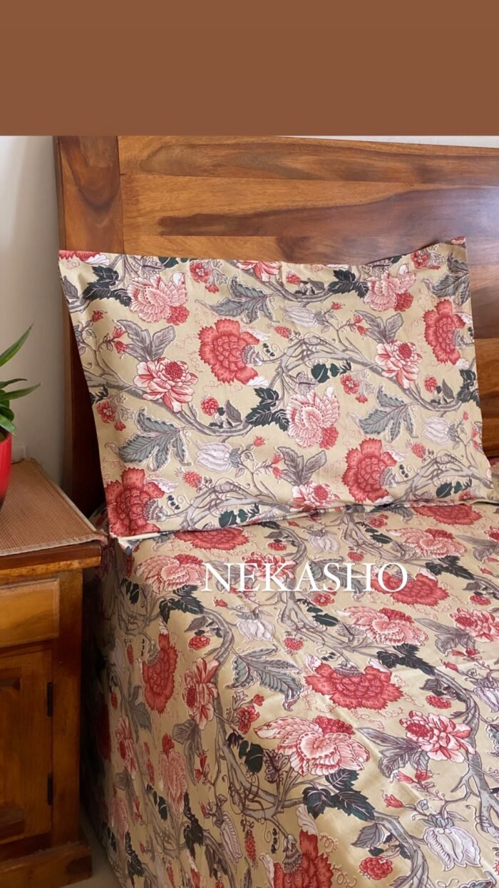 Sawan King Size Cotton Bedsheet - Image 4