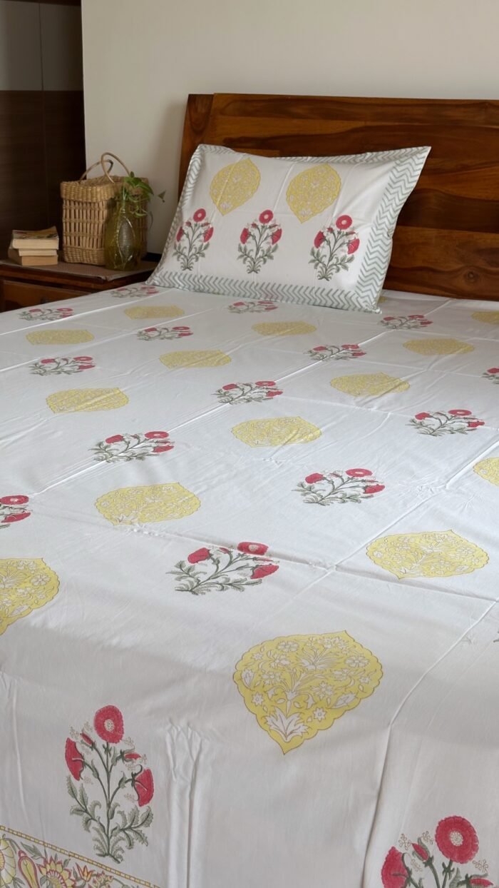 Gulzaar Premium Super King Size Bedsheet - Image 7