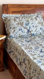 Sawan King Size Cotton Bedsheet - Image 2