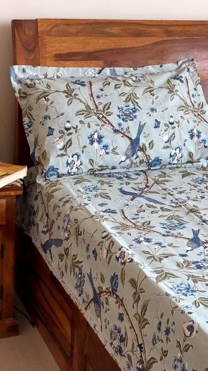 Sawan King Size Cotton Bedsheet - Image 2
