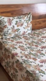 Sawan King Size Cotton Bedsheet