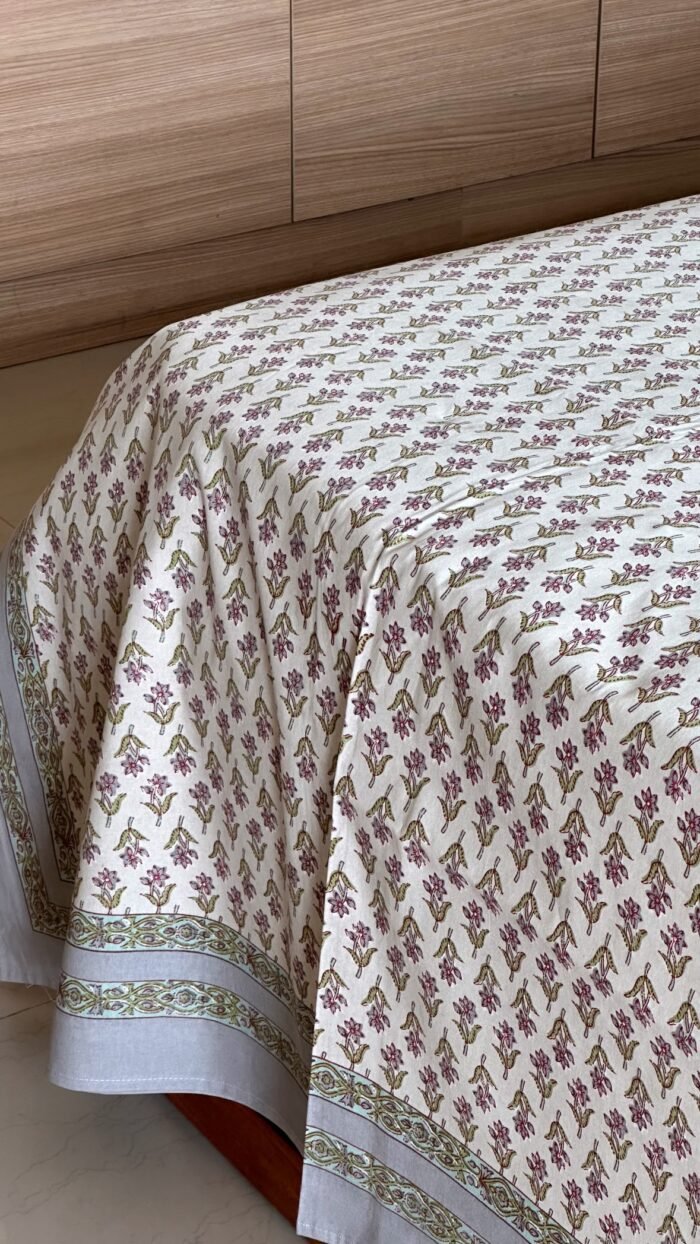 Phool bagh Cotton Bedsheet - Image 3