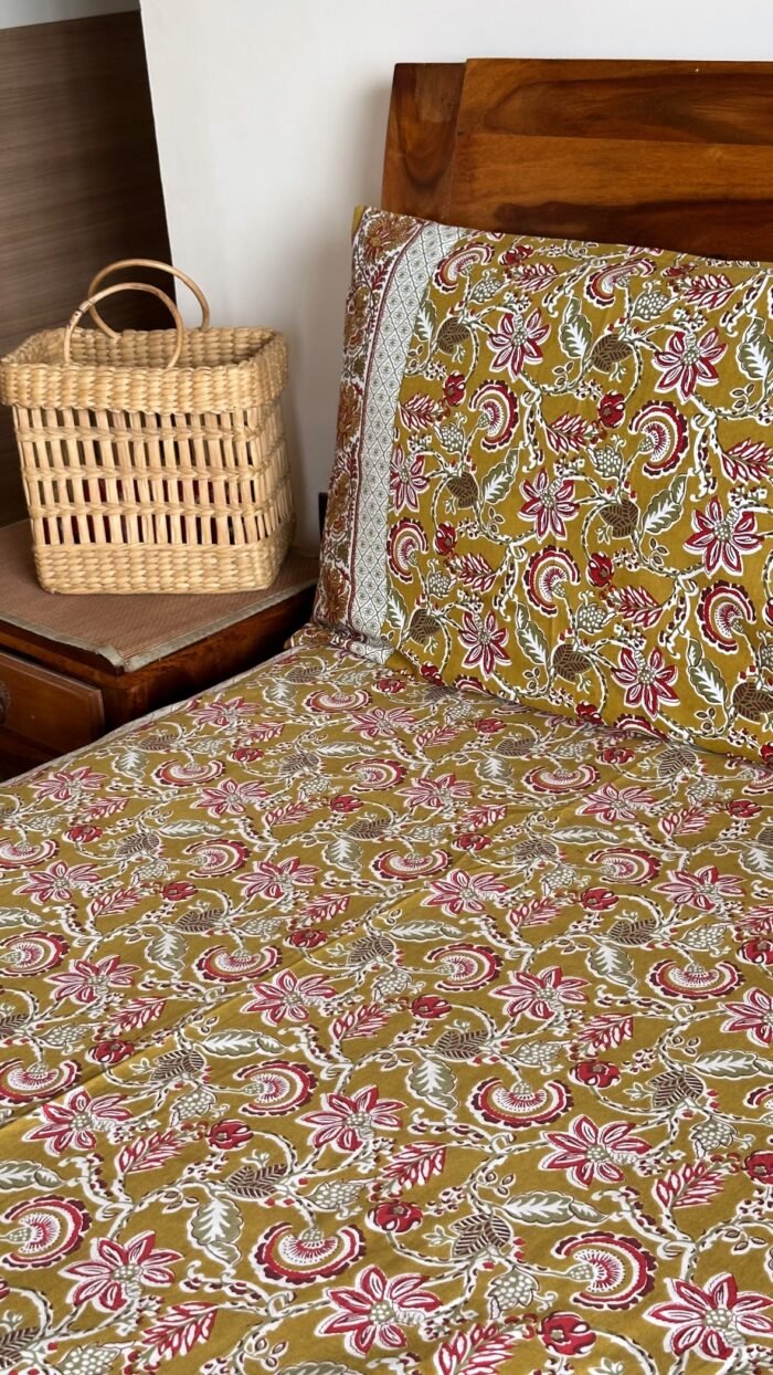 Gulmohar Cotton Bedsheet - Image 1