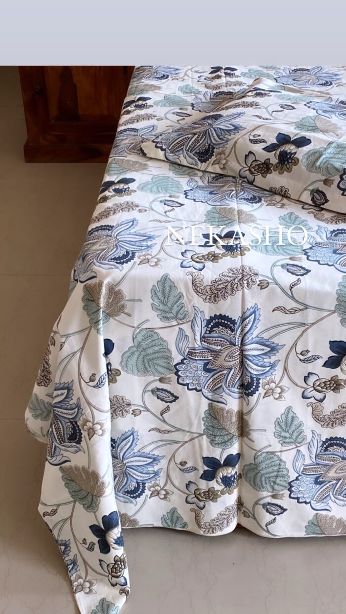 Sawan King Size Cotton Bedsheet - Image 4