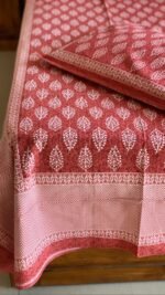 Sanganeri Printed King Size Bedsheet - Image 4