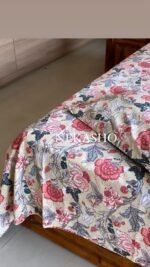 Sawan King Size Cotton Bedsheet - Image 3